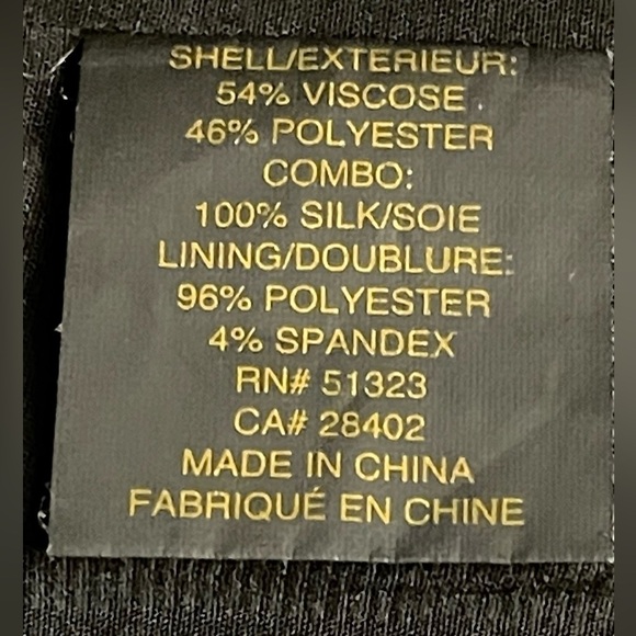 Cynthia Steffe Black & Silver Jacquetta Metallic Sleeveless Dress Size 8 - Picture 5 of 6